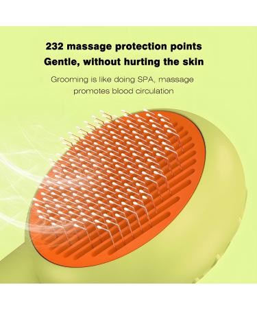 Self-Cleaning Plucking Brush for Cats & Dogs - Remove Loose Fur & Mats | Optimal Grooming Tool | Ideal for Short & Long-Haired Pets - Donuts White - Buy Online on GoSupps.com