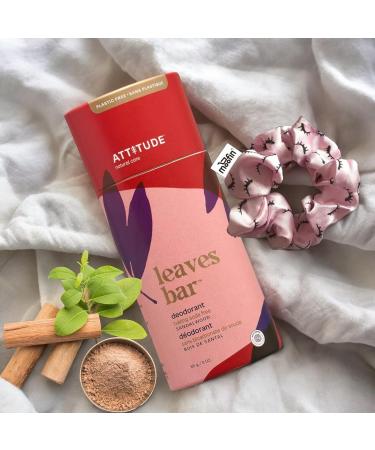ATTITUDE Leaves Bar Deodorant Sandalwood Vegan Aluminum Free EWG Verified Plastic Free Baking-Soda Free Pack of 3 Cruelty-Free - Buy Online on GoSupps.com
