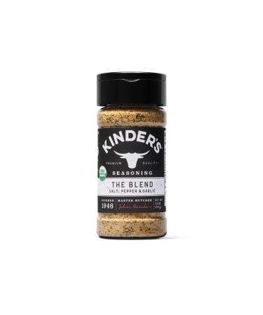 Kinder's Organic The Blend Seasoning (Salt, Pepper and Garlic), Premium Quality Seasoning, MSG Free and USDA Certified Organic, 3.5oz