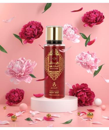 AYAT PERFUMES - Perfumed Mist 250ml - Body Mist with Oriental Scents - Arabian Fragrance For Men and Women - Made in Dubai (Crystal Intense) - Buy Online on GoSupps.com