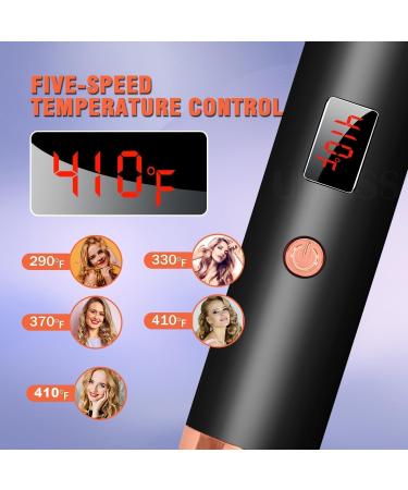 Thermal Brush & Curling Iron Brush - Volumizing Heated Round Brush with Dual Voltage Ceramic Tourmaline LCD Display & 10 Temperature Settings for Travel - Buy Online on GoSupps.com