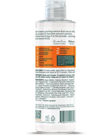 Faith In Nature Grapefruit & Orange Conditioner - Vegan, Cruelty Free, SLS & Paraben Free - 400ml (Pack of 1) - Buy Online on GoSupps.com
