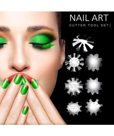 French Smile Line Cutter - Easy Nail Manicure Edge Trimmer for Professionals & Beginners | A-G Silver - Ideal for Nail Studios Schools & Home Use - Buy Online on GoSupps.com