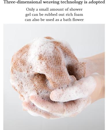 3 Pieces African Exfoliating Net - Natural Nylon Bath Sponge for Smooth Skin | International Shipping Available - Buy Online on GoSupps.com