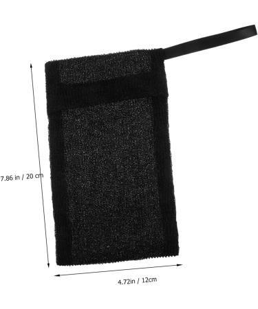 FOYTOKI 10pcs Soap Foaming Soap Scrubber Pouch Soap Saver Nylon Fiber Black - Buy Online on GoSupps.com