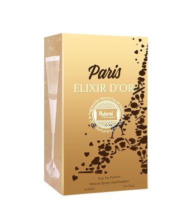 Hybrid & Company Paris Elixir D'Or For Women Fascinating Fragrance Scent Womens Perfume 3.4 Fl Oz - Buy Online on GoSupps.com