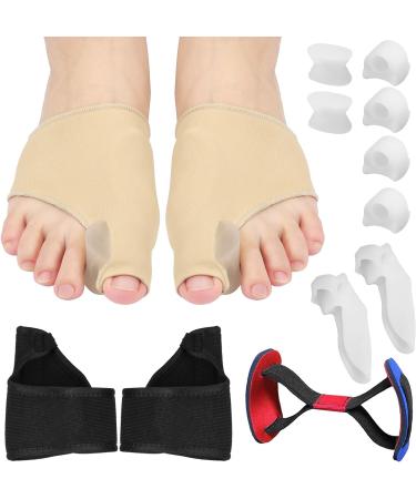 FAYYA 13pcs Bunion Corrector Set for Toe Relief - Protector Sleeves, Separators, Spacers & Straighteners Kit - Buy Online on GoSupps.com