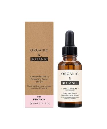 Organic & Botanic Amazonian Berry Facial Serum - 30ml | Instant Hydration & Vegan Skincare for All Skin Types | Made in the UK - Buy Online on GoSupps.com
