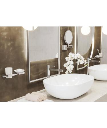 Hansgrohe AddStoris Chrome Shaving Mirror 41791000 - Non-LED Light - Buy Online on GoSupps.com