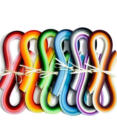 JUYA Multi-Color Quilling Strips Set 720 Strips 36 Colors 54cm Length/Strip Paper Width 3mm - Buy Online on GoSupps.com