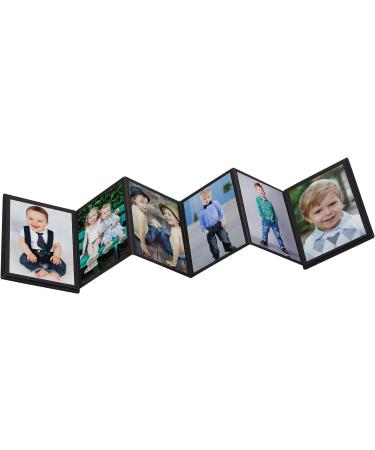 Mini Black Accordion Photo Album - 2.5x3.5 Self-Stick Design - Buy Online on GoSupps.com
