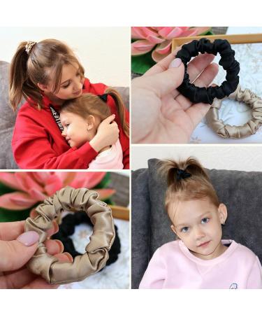 Lilysilk 100% Silk Hair Ties - Women s Ponytail Holders Multi-Way Thin Black Hair Bands 3 Pack - Buy Online on GoSupps.com