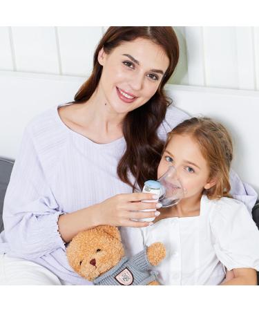 FEELLIFE Inhalation Device for Kids & Adults | Quiet Portable Inhalator for Babies | Effective Respiratory Relief | Adjustable Spray & 2 Atomizer Membranes (Blue) - Buy Online on GoSupps.com
