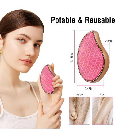 Nano Glass Heel Scraper - Foot Shower Scrubber & Dead Skin Remover | Pink Pedicure Tool for Back Arms & Legs Care - Buy Online on GoSupps.com
