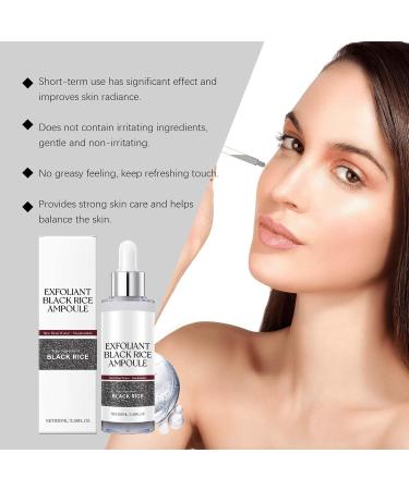  Generisch Peel Shot Glow Pack of 1 bottle of black and white rice gentle exfoliating scrub for face and body removes dead skin cells and blackheads (black + white 100 ml) - Buy Online on GoSupps.com