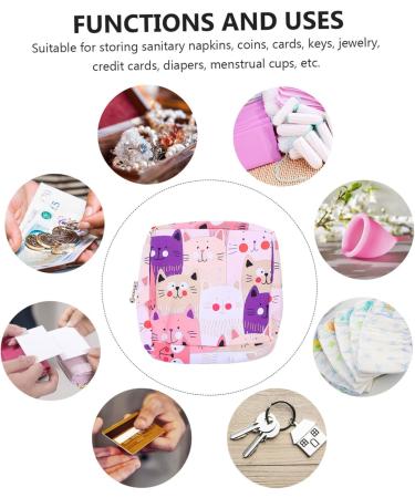 Buy Gleavi Aunts Towel-Keeping Bag - Stylish Zipper Wallet for Girls & Women | Sanitary Napkin & Diaper Travel Holder - International Shipping Available - Buy Online on GoSupps.com