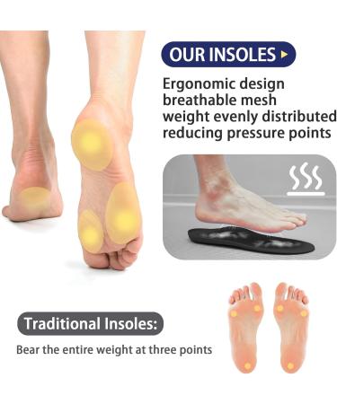 Comfortable Open Toe Diabetic Sandals for Men & Women | Adjustable Wide Width Slippers for Arthritis & Swollen Feet - Black L05 8.5 - Buy Online on GoSupps.com