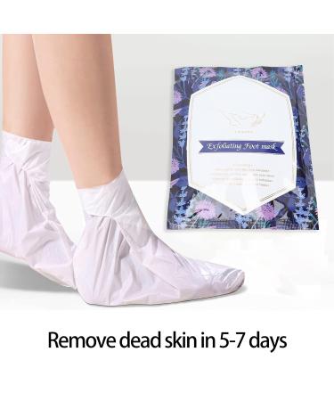 Buy Lavender Foot Peeling Mask - Softens Skin Removes Calluses & Moisturizes | International Shipping - Buy Online on GoSupps.com