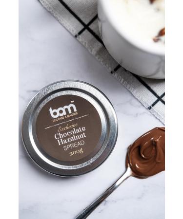 BAM Chocolate Hazelnut Spread - Palm Oil Free Smooth & Creamy Dessert Paste 200g - Buy Online on GoSupps.com