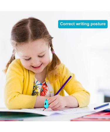 Buy Vicloon Ergonomic Pencil Handles - 3 Writing Aids for Kids Includes 6 Cartoon Pen Caps & Owl Design (Green) - Perfect for Right & Left-Handers | International Shipping Available - Buy Online on GoSupps.com