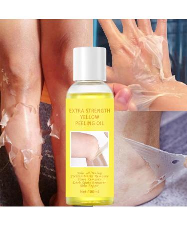 Peeling Oil For The Body Exfoliating Skin Care Solution 100ml Brightening Moisturizing Peeling Oil For Body Hand Knee Foot Elbow Care - Buy Online on GoSupps.com