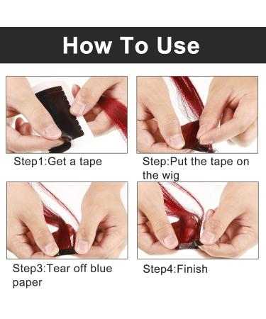 iwiio Hair Extension Tapes 240 Pieces Adhesive Replacement Tape for Hair Extensions Double Sided Adhesive Tape Extension Tabs Hair Tape Human Hair Extensions No Residue Beauty Tools - Buy Online on GoSupps.com