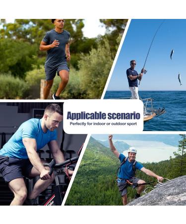 Meetwee Men's Rashguard - UV Protection UPF 50+ Short Sleeve Sports Shirt for Outdoor Running & Activities - Breathable Gray Vest - Buy Online on GoSupps.com