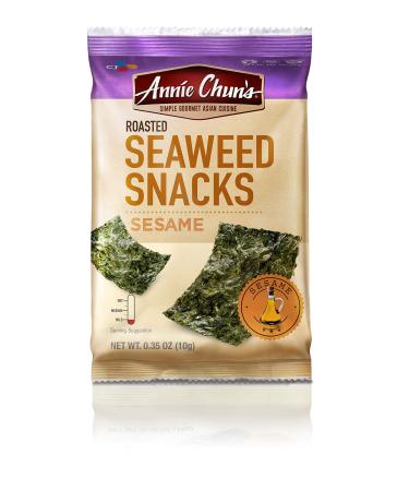 Annie Chun's Seaweed Snacks, Roasted Sesame, 0.35 Ounce