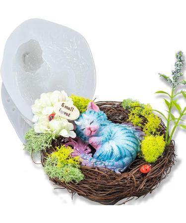 Devil Cat Horned Dragon Silicone Mold for Clay, Soap, Candle & Jewelry Making - 3 inch - Buy Online on GoSupps.com