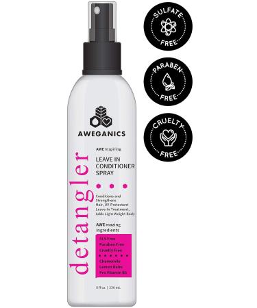 Awegaics Leave-in Conditioner Detangler Spray - Pro-Vitamin B5 Hair Detangler for Women Men & Kids - Cruelty-Free Color Safe Beautiful Scent - Shop Now - Buy Online on GoSupps.com