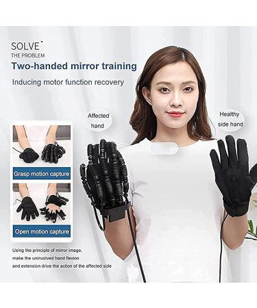 ZZBB Electric Rehabilitation Robot Gloves Finger Training Device for Training Finger Flexion Correction Stroke Hemiplegia Training for Patients with Hand Dysfunction right Medium - Buy Online on GoSupps.com
