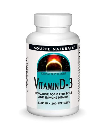 Source Naturals Vitamin D-3 5000 IU 120 Capsules