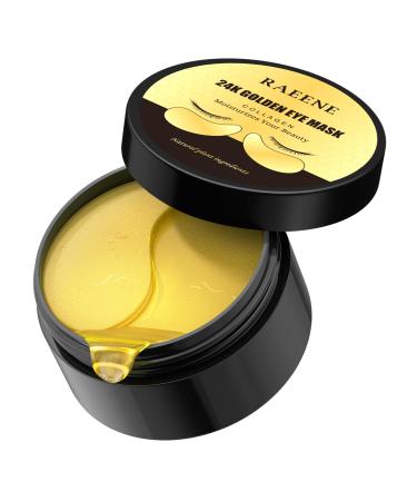 Under Eye Patches (60 Pcs) - 24K Gold Under Eye Mask - Collagen Eye Gel Pads for Removing Dark Circles Puffiness & Wrinkles Refresh Your Skin