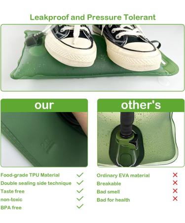 Hydration Bladder Drinking Bubble System for Backpacks - CamelBak Replacement Green | International Shipping - Buy Online on GoSupps.com