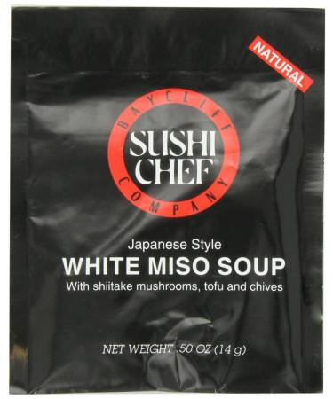 Sushi Chef White Miso Soup Mix, 0.50-Ounce Packets (Pack of 24)