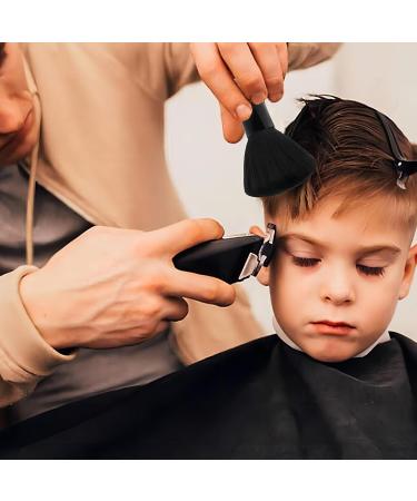 PAITOK Barber Neck Brushes for Hairdressers Professional Soft Hair Cutting Cleaning Brush Salon Household Neck Duster Brush Barbering Equipment for Remove Shredded Hair (White and Black Handle) - Buy Online on GoSupps.com