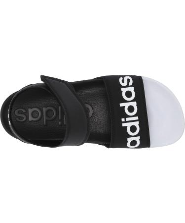 adidas Women's Adilette Sandal Slide 10 - Core Black/White - Shop Now - Buy Online on GoSupps.com