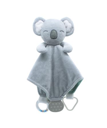 MODERN BABY Security Blanket Loveys for Babies Koala Stuffed Taggy Blanket Teether Toy Super Soft