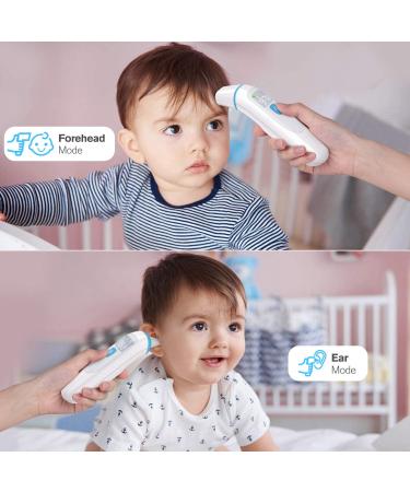Infrared Thermometer for Adults, Forehead and Ear Thermometer for Fever, Baby Thermometer - Accurate Temperature Reading - Buy Online on GoSupps.com
