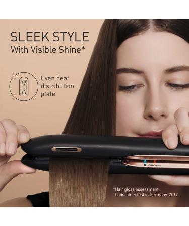 Panasonic EH-HS99 Nanoe Ceramic Hair Straightener - Temperature Control, Black/Rose Gold - Buy Online on GoSupps.com