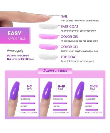 HTPARY Bright Grey Gel Nail Polish | Long Lasting, Soak Off, UV/LED Cure | Nail Art Manicure Salon Quality | Perfect DIY Gift for Girls & Women - Dark Grey - Buy Online on GoSupps.com