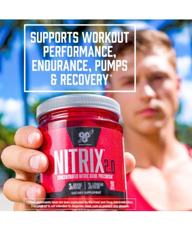 BSN Nitrix 2.0 - Unflavored, 180 Tablets | Premium Nitric Oxide Supplement - Buy Online on GoSupps.com