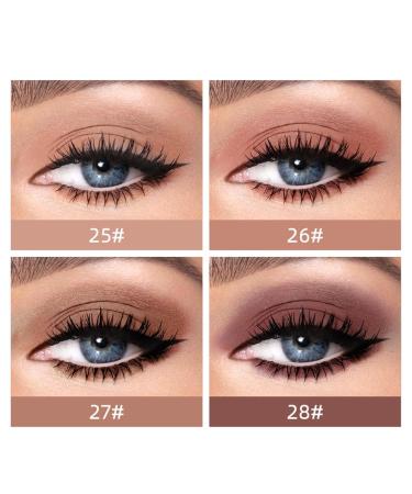 8 Colors Matte Liquid Eyeshadow Set - Highly Pigmented Velvet Finish Long-Lasting & Quick Drying Makeup Kits for Smokey & Nude Looks - Buy Online on GoSupps.com