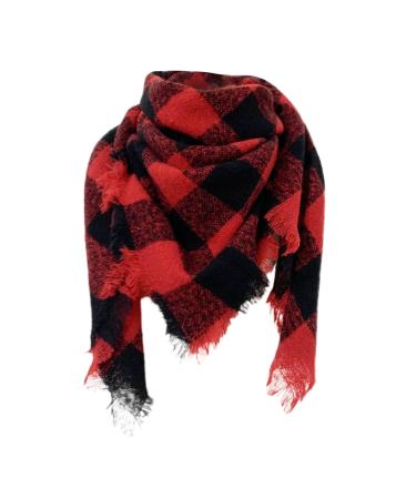 Women Schal Print Neckuch scarf flowers lid scarves for every season winter cotton triangle scarf women's scarf poncho unit size red