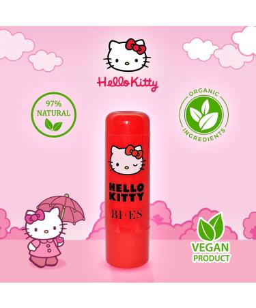 Hello Kitty Strawberry Flavour Lip Balm Natural and Vegan Lip Balm for Kids - Buy Online on GoSupps.com