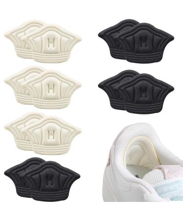 6 pairs of heel protection heel cushion shoes shoes too large heel cushion heel pillow for shoes heel cushion for shoes to protect the heel from abrasion thickness: 5 mm