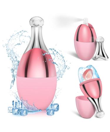 Ice Roller for Face Facial Ice Roller for Eyes Puffiness Relief Ice Face Mold Contour Tool Neck Naturally Tone and Tighten Skin Shrink Pore Face Sculpting Tool for Skin Care