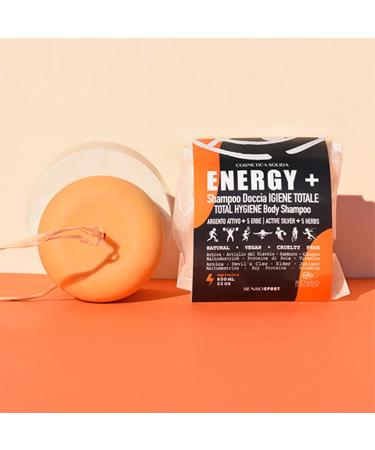  Sensonaturale Energy Solid Shower Shampoo Disinfectant for Sports with Artillon Devil's Artillon Maltodextrin Protein Vitamins Rels Bodybuilding Refill - Buy Online on GoSupps.com