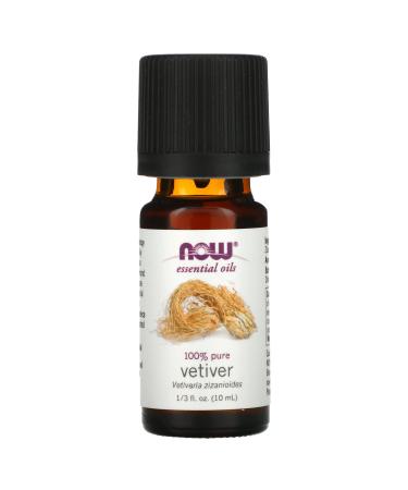 NOW Foods Vetiver Essential Oil .33 fl oz (10 ml)