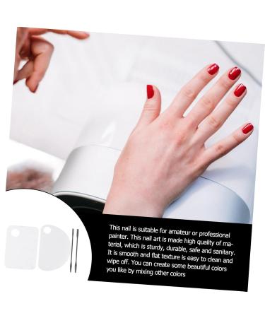 Buy Hemoton 4 Pcs Transparent Gel Nail Polish & Manicure Tools Set - Professional Makeup Palette for Stunning Nail Designs - Buy Online on GoSupps.com